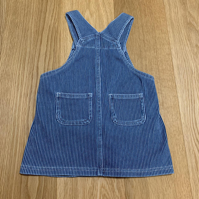 MUJI (無印良品)(ムジルシリョウヒン)の無印　ジャンパースカート　80 キッズ/ベビー/マタニティのベビー服(~85cm)(ワンピース)の商品写真