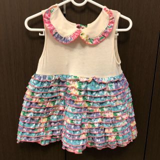 フェフェ(fafa)の＊専用＊fafa♡フリルワンピース90(ワンピース)