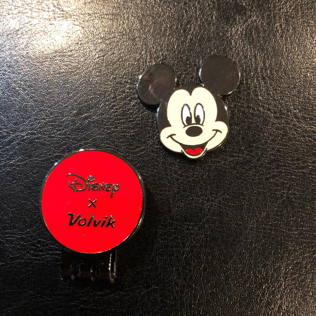 Disney(ディズニー)のミッキーマウスクリップ付きボールマーク スポーツ/アウトドアのゴルフ(その他)の商品写真