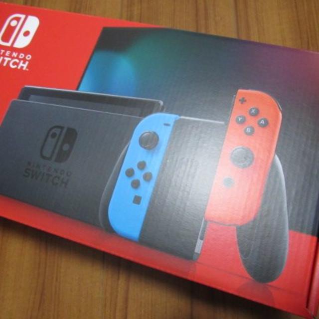 家庭用ゲーム機本体任天堂　スイッチ　本体　ネオンカラー　レシート