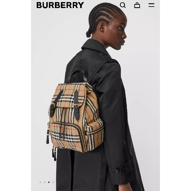 BURBERRY(バーバリー)の【最終値下】BURBERRY☆新品未使用タグあり☆ヴィンテージチェック レディースのバッグ(リュック/バックパック)の商品写真