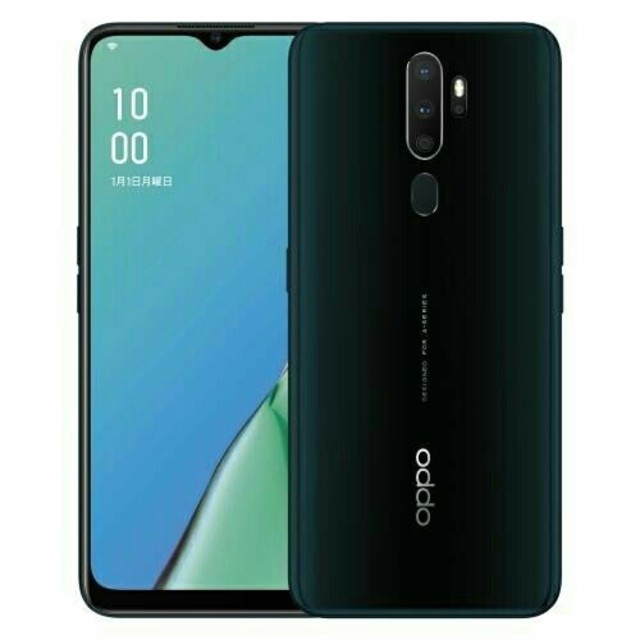 OPPO A5 2020 グリーンスマートフォン本体