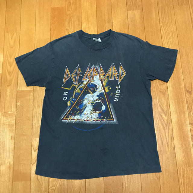 デフレパード　バンドT ロックT Tシャツ+カットソー(半袖+袖なし) 割引発見