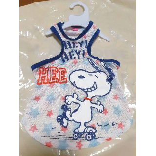 スヌーピー(SNOOPY)の週末セール【スヌーピー】ラメ入りメッシュタンクトップ Sサイズ 熱遮断素材 犬服(犬)