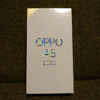 ラクテン(Rakuten)の新品未開封☆OPPO A5 2020 simフリー ブルー(スマートフォン本体)