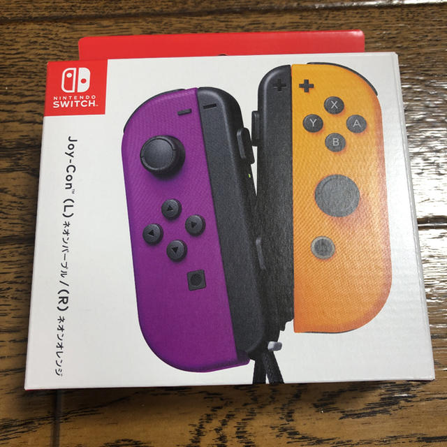 新品・未使用 Joy-Con(L) ネオンパープル / (R) ネオンオレンジ