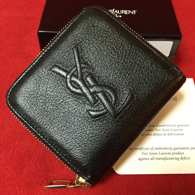 安価 Saint Laurent 【レア】サンローラン☆BDJ二つ折り財布 - 財布