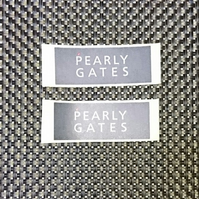 PEARLY GATES(パーリーゲイツ)のパーリーゲイツ☆PEALY GATES シール 2枚 スポーツ/アウトドアのゴルフ(ウエア)の商品写真