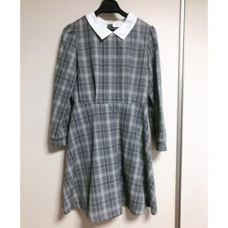 マジェスティックレゴン(MAJESTIC LEGON)のMAJESTIC LEGON チェックワンピース(ひざ丈ワンピース)