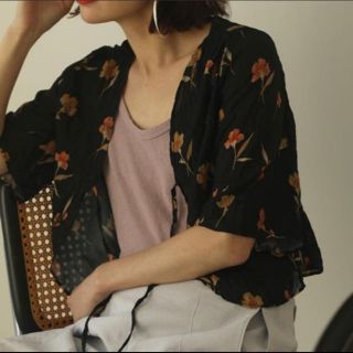 トゥデイフル(TODAYFUL)のTODAYFUL  Georgette Flower Cardigan(カーディガン)