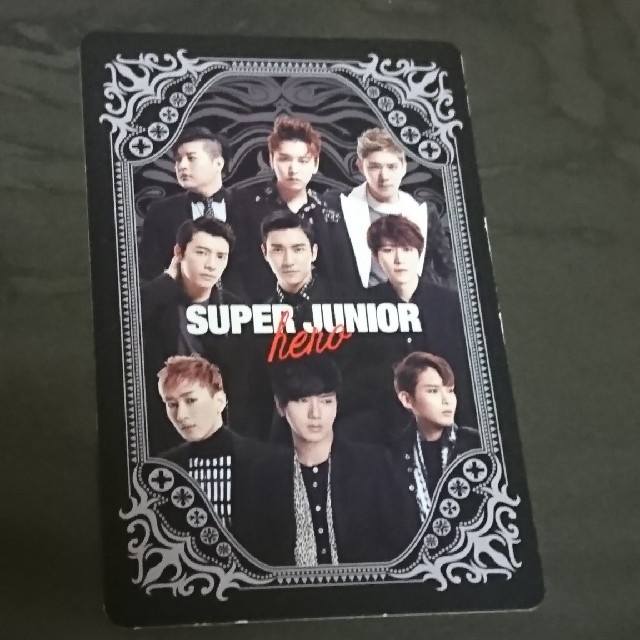 SUPER JUNIOR(スーパージュニア)のSUPER JUNIOR トランプ トレカ イェソン エンタメ/ホビーのCD(K-POP/アジア)の商品写真