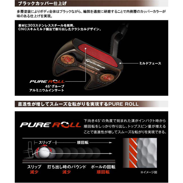 TaylorMade - Taylormade 2019 TP BLACK COPPER ARDMORE3の通販 by MMKK's shop|テーラーメイドならラクマ 特価正規品