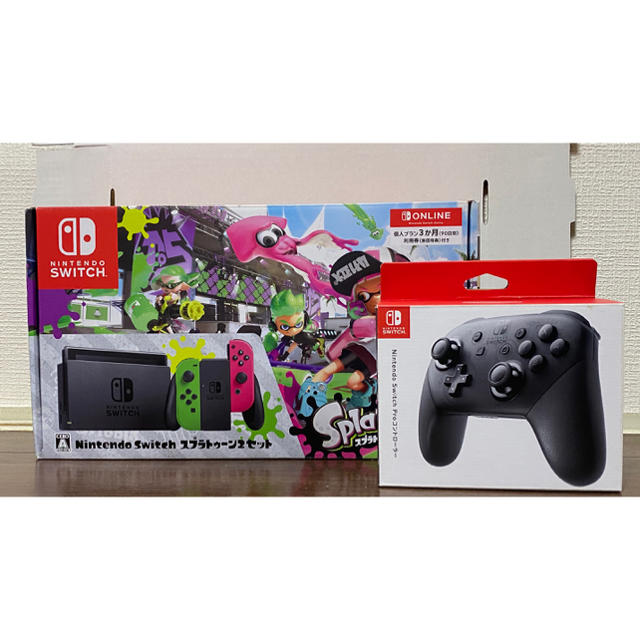 【美品】Nintendo Switch スプラトゥーン2 同梱セット　プロコン付