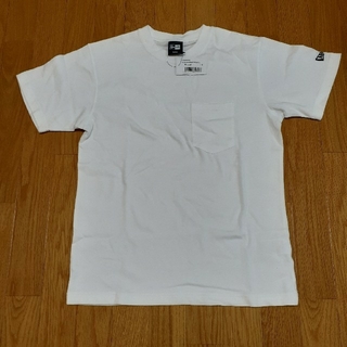 ニューエラー(NEW ERA)の【新品未使用】NEW ERA コットンポケットTシャツ サイズS ホワイト(Tシャツ/カットソー(半袖/袖なし))