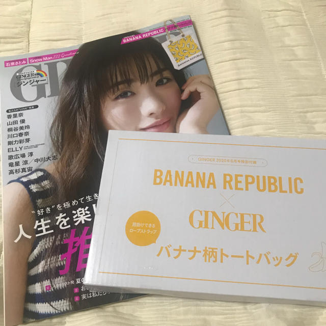 Banana Republic(バナナリパブリック)のGINGER付録★バナリパブリック トートバッグ レディースのバッグ(トートバッグ)の商品写真