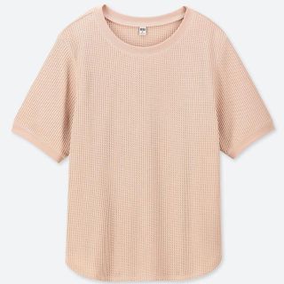 ユニクロ(UNIQLO)の新品処分価格✨ワッフル　Tシャツ(Tシャツ(半袖/袖なし))