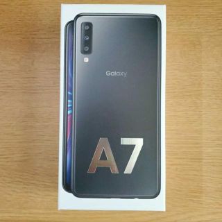 サムスン(SAMSUNG)の新品未開封 SAMSUNG Galaxy A7 64GB SIMフリー ブラック(スマートフォン本体)