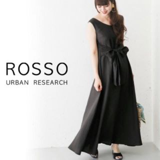 アーバンリサーチロッソ(URBAN RESEARCH ROSSO)のアーバンリサーチ ROSSO リボンマキシワンピース(ロングワンピース/マキシワンピース)