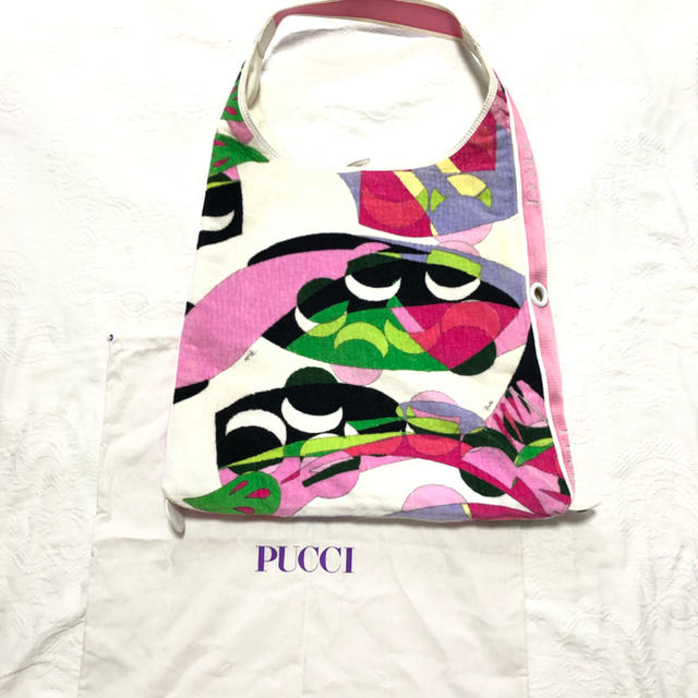 EMILIO PUCCI(エミリオプッチ)のエミリオプッチ  パイル素材 バッグ レディースのバッグ(トートバッグ)の商品写真