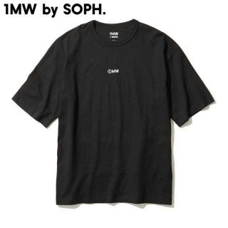 ジーユー(GU)の送無■新品タグ付き【GU×SOPH.】ジーユーソフ ビッグT 5分袖 切替 黒S(Tシャツ/カットソー(半袖/袖なし))