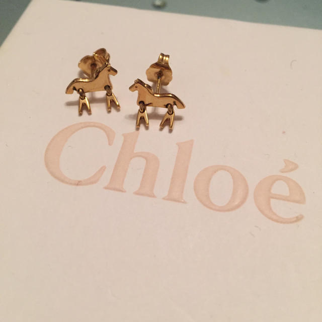 Chloe(クロエ)のぽ様専用◆Chloe◆ ホースピアス レディースのアクセサリー(ピアス)の商品写真