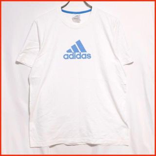 アディダス(adidas)の【ユーロ古着】adidas 定番 シンプル ビッグロゴ　アディダスTシャツ(Tシャツ/カットソー(半袖/袖なし))