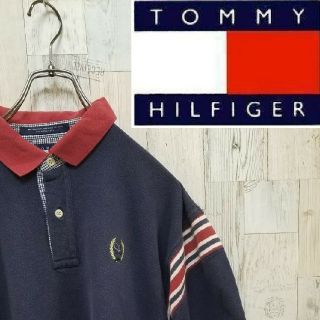 トミーヒルフィガー(TOMMY HILFIGER)のオールドトミー　ワンポイントロゴ　半袖シャツ　トミーヒルフィガー (ポロシャツ)