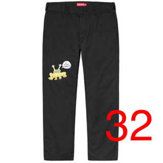 シュプリーム(Supreme)の32 Daniel Johnston Embroidered pants(ワークパンツ/カーゴパンツ)