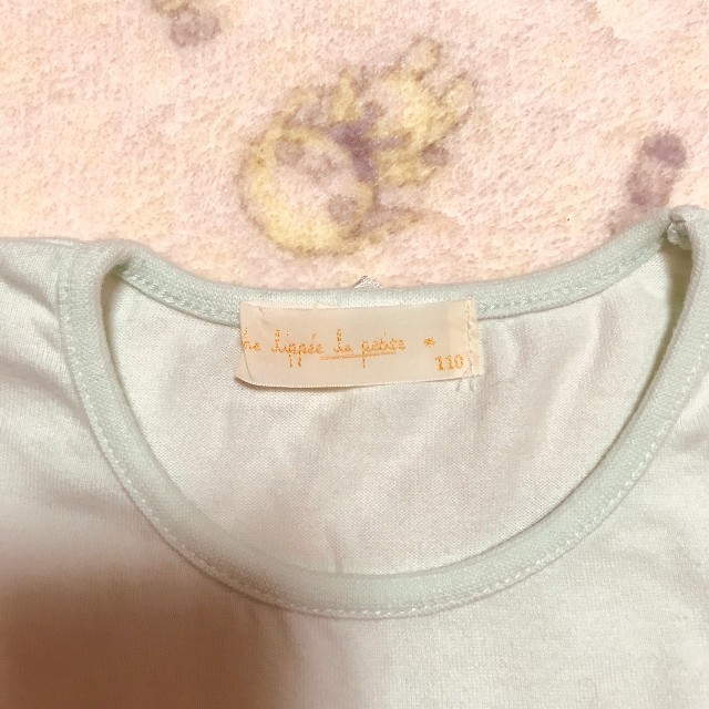 franche lippee(フランシュリッペ)の273【110】フランシュリッペ ラ ペチット　☆　のびねこ　半袖Tシャツ キッズ/ベビー/マタニティのキッズ服女の子用(90cm~)(Tシャツ/カットソー)の商品写真