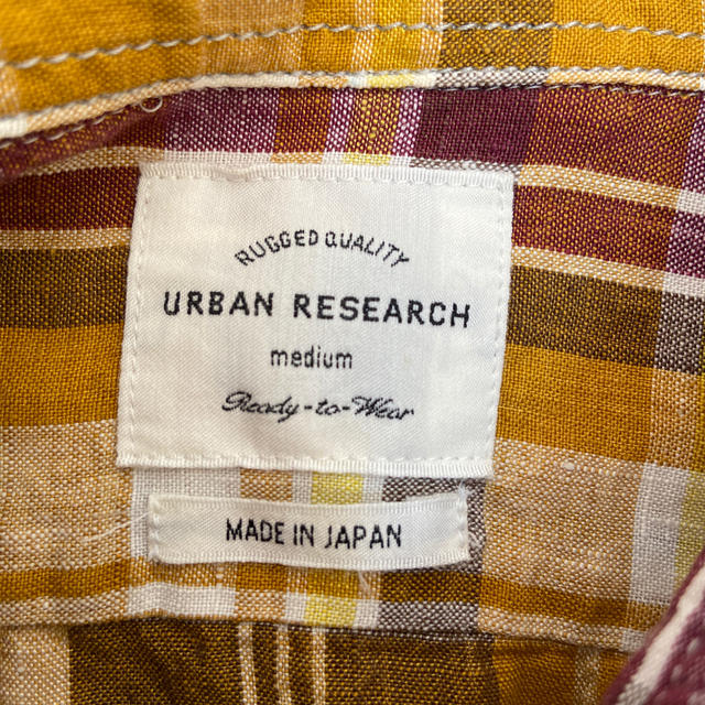 URBAN RESEARCH(アーバンリサーチ)のネルシャツ　URBAN RESEARCH メンズのトップス(シャツ)の商品写真