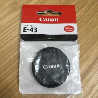 キヤノン(Canon)の【新品・未使用】キャノン　カメラ　レンズカバー　E-43(その他)