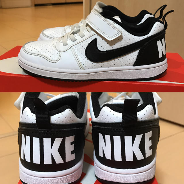 NIKE(ナイキ)のoceamoon様専用　NIKE ナイキ　コートバーロウ  キッズ キッズ/ベビー/マタニティのキッズ靴/シューズ(15cm~)(スニーカー)の商品写真