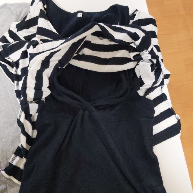 MUJI (無印良品)(ムジルシリョウヒン)の授乳服　ティシャツ2枚セット キッズ/ベビー/マタニティのマタニティ(マタニティトップス)の商品写真