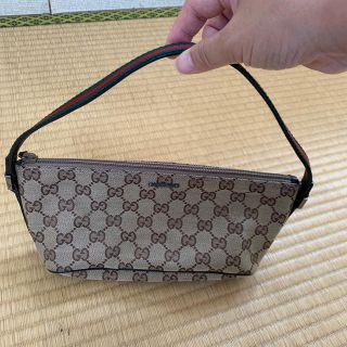 グッチ(Gucci)の正規品GUCCIのGG柄ポーチ(ポーチ)