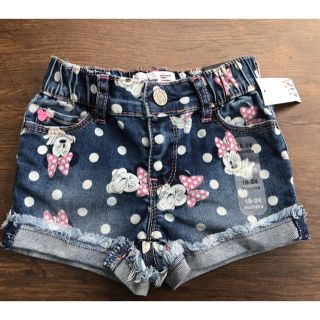 ベビーギャップ(babyGAP)の新品　babyGAP Disney Minnie マイクロミニ ショートパンツ(パンツ/スパッツ)