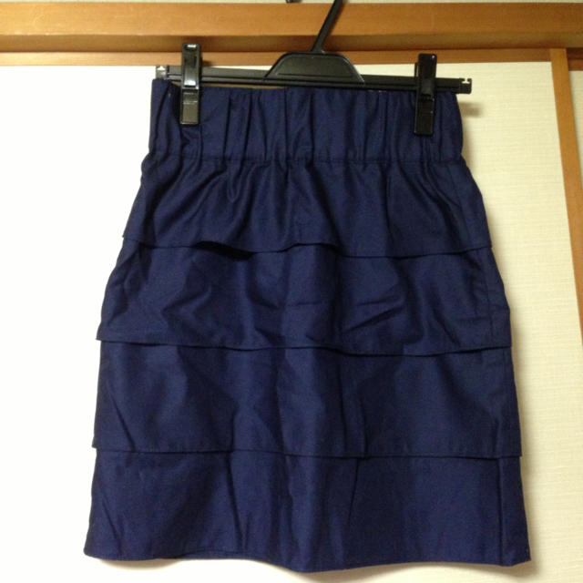 pour la frime(プーラフリーム)のプーラフリーム  ティアードスカート レディースのスカート(ひざ丈スカート)の商品写真