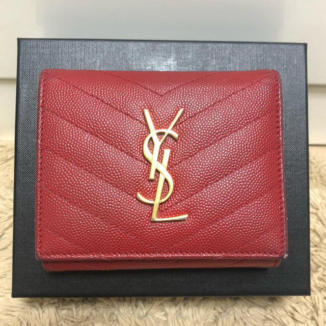 SAINT LAURENT サンローラン モノグラム 3つ折り 財布