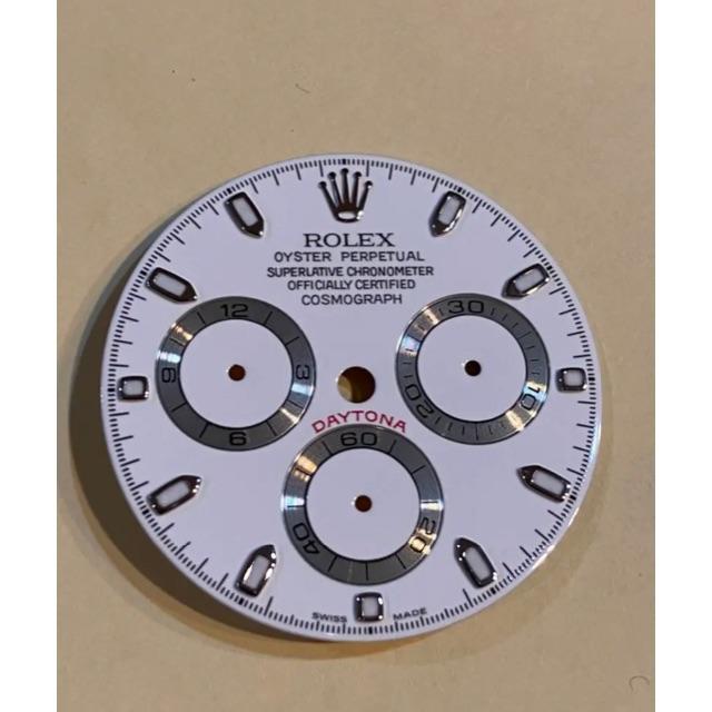 ★日本の職人技★ ROLEX - ロレックス デイトナ　116520 針 6本 + 白文字盤 セット 腕時計(アナログ)