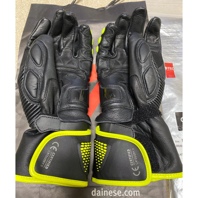 DANESE(ダネーゼ)のDAINESE DRUID D1 LONG GLOVES サイズ　M(8.5) 自動車/バイクのバイク(装備/装具)の商品写真