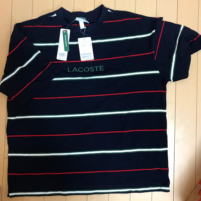 LACOSTE(ラコステ)の新品！未使用！MENS✨　LACOSTE   EXボーダーTシャツ メンズのトップス(Tシャツ/カットソー(半袖/袖なし))の商品写真