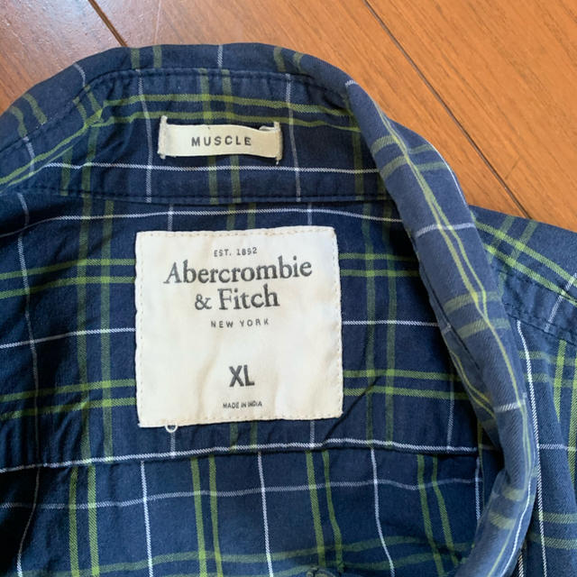 Abercrombie&Fitch(アバクロンビーアンドフィッチ)のメンズ  アバクロ　長袖チェックシャツ　XL メンズのトップス(シャツ)の商品写真