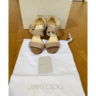 ジミーチュウ(JIMMY CHOO)の本物保証　JIMMY CHOO サンダル　イタリア製(サンダル)