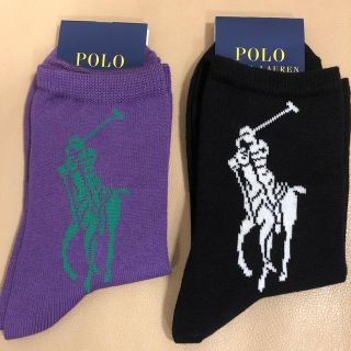 ポロラルフローレン(POLO RALPH LAUREN)のきんちゃんぎんちゃん専用　新品　女性　ポロラルフローレンソックス2足(ソックス)