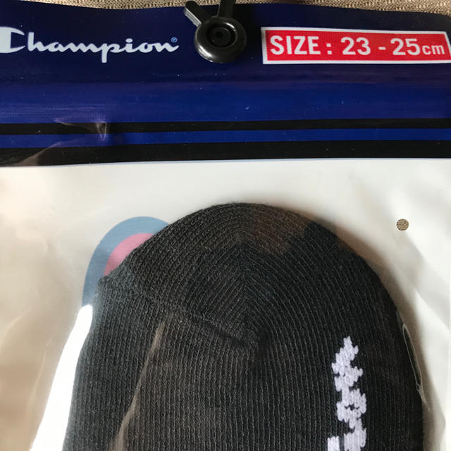 Champion(チャンピオン)の新品　未開封　3足セット　チャンピオン　ソックス　くつ下　靴下　フットカバー レディースのレッグウェア(ソックス)の商品写真