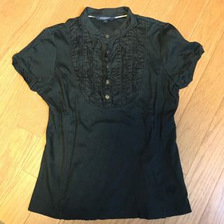 バーバリー(BURBERRY)のバーバリー　Burberry   半袖　カットソー　Tシャツ　黒　s(Tシャツ(半袖/袖なし))