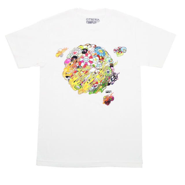 村上隆  SKULL&FLOWER Tシャツ　White COMPLEXCON