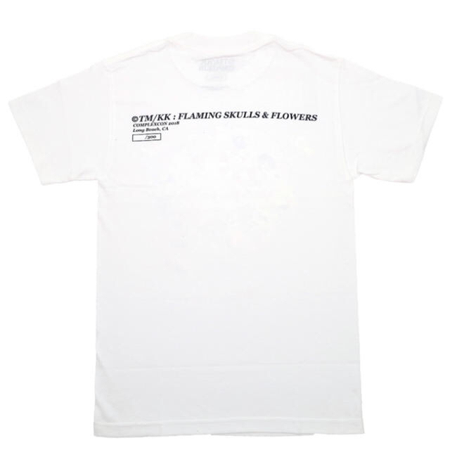 Supreme(シュプリーム)の村上隆  SKULL&FLOWER Tシャツ　White COMPLEXCON  メンズのトップス(Tシャツ/カットソー(半袖/袖なし))の商品写真