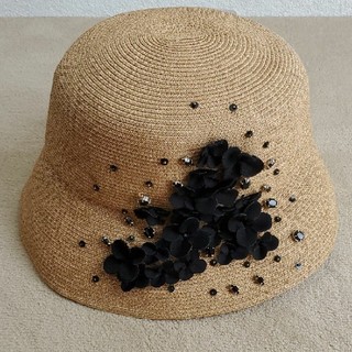 アンテプリマ(ANTEPRIMA)のアンテプリマ帽子ハット麦わら帽子美品(麦わら帽子/ストローハット)