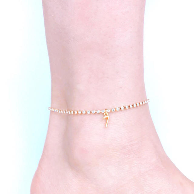 Stay gold anklet ① 《 gold 》