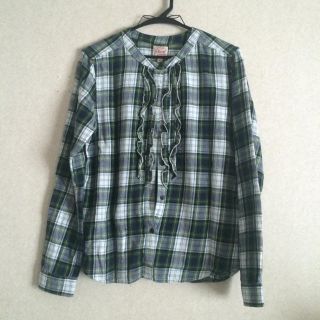 ユニクロ(UNIQLO)のkiyokuma様専用♡チェックブラウス(カットソー(長袖/七分))